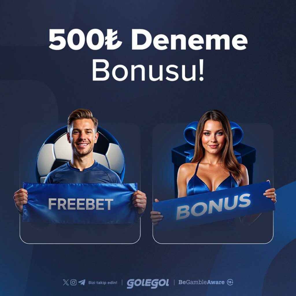 Golegol 500 TL Deneme Bonusu