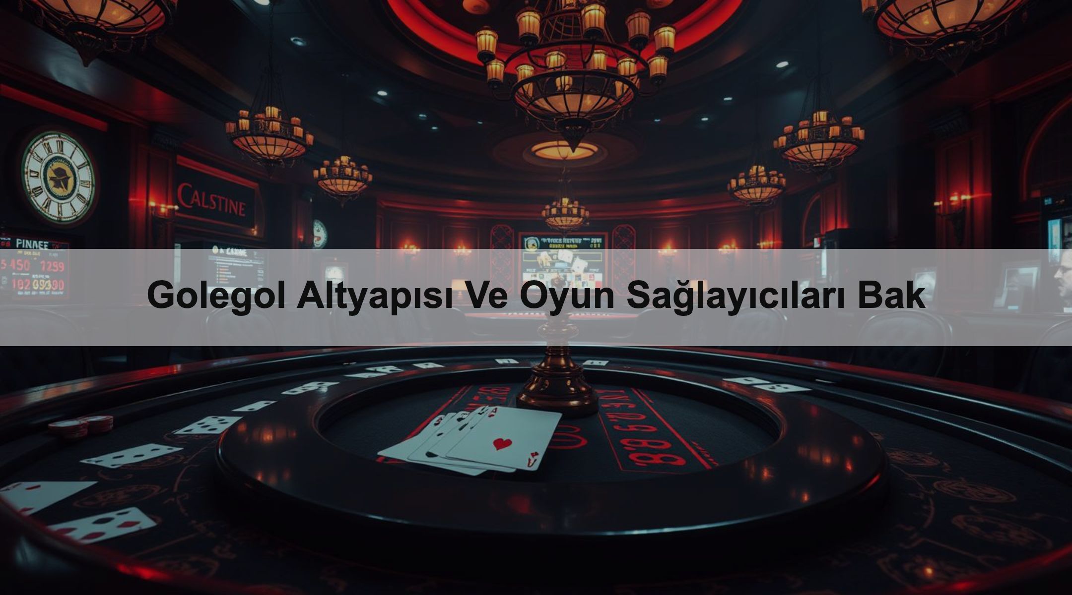 Golegol Altyapısı Ve Oyun Sağlayıcıları Bak